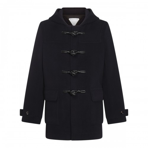 NAVY BLUE WOOL COAT