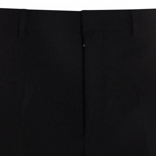 BLACK WOOL PANTS