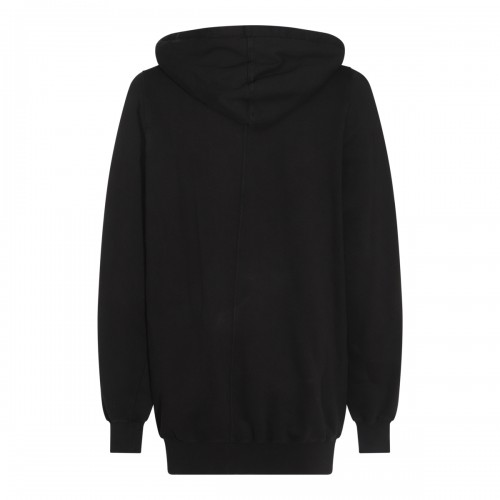 BLACK COTTON SWEATSHIRT