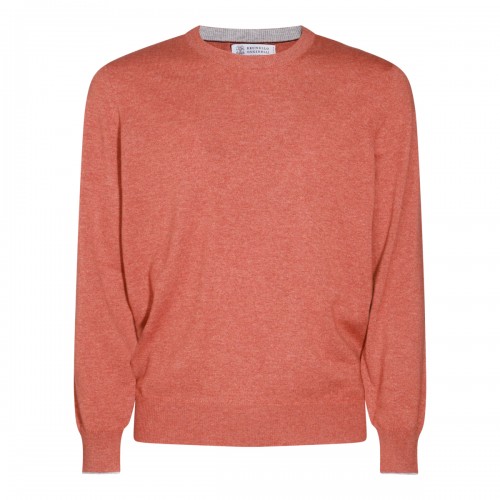 ORANGE WOOL KNITWEAR