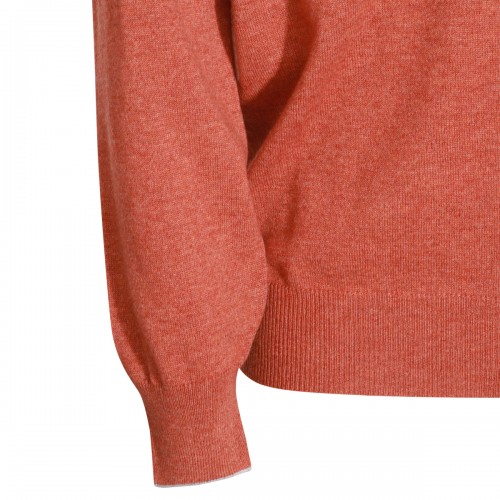 ORANGE WOOL KNITWEAR