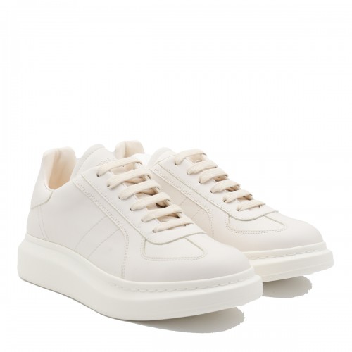 WHITE LEATHER SNEAKERS