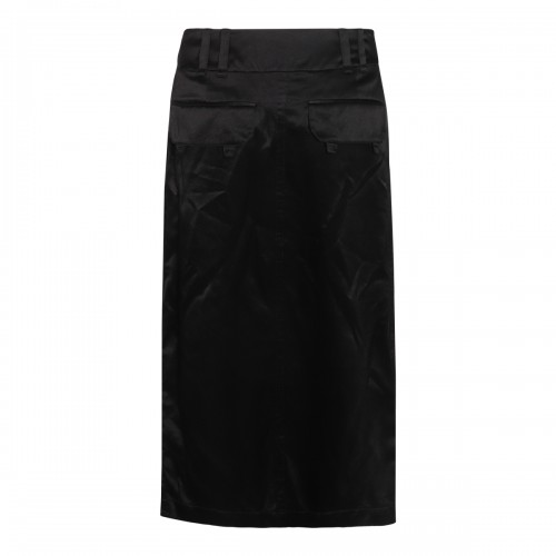 BLACK SILK SKIRT 2
