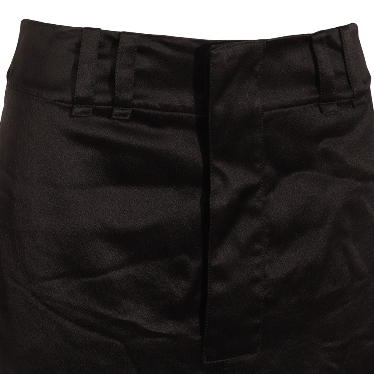 BLACK SILK SKIRT BLACK SILK SKIRT