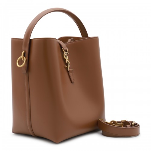 BROWN LEATHER SATCHEL