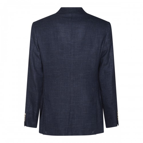 BLUE WOOL BLAZER