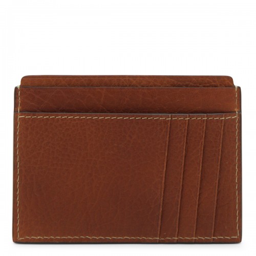 BROWN LEATHER CARDHOLDER