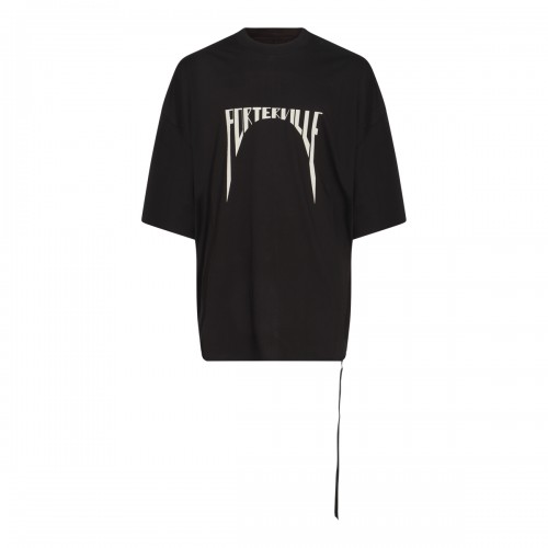 BLACK COTTON T-SHIRT