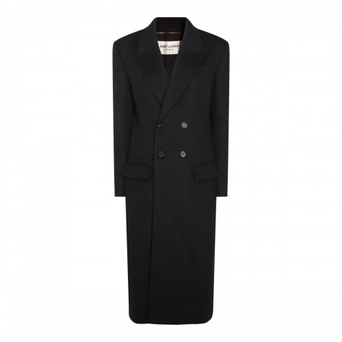 BLACK WOOL COAT