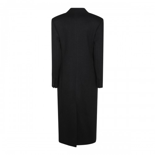 BLACK WOOL COAT