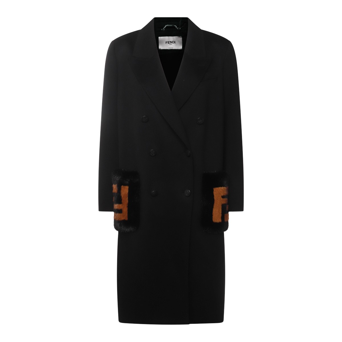 BLACK WOOL COAT