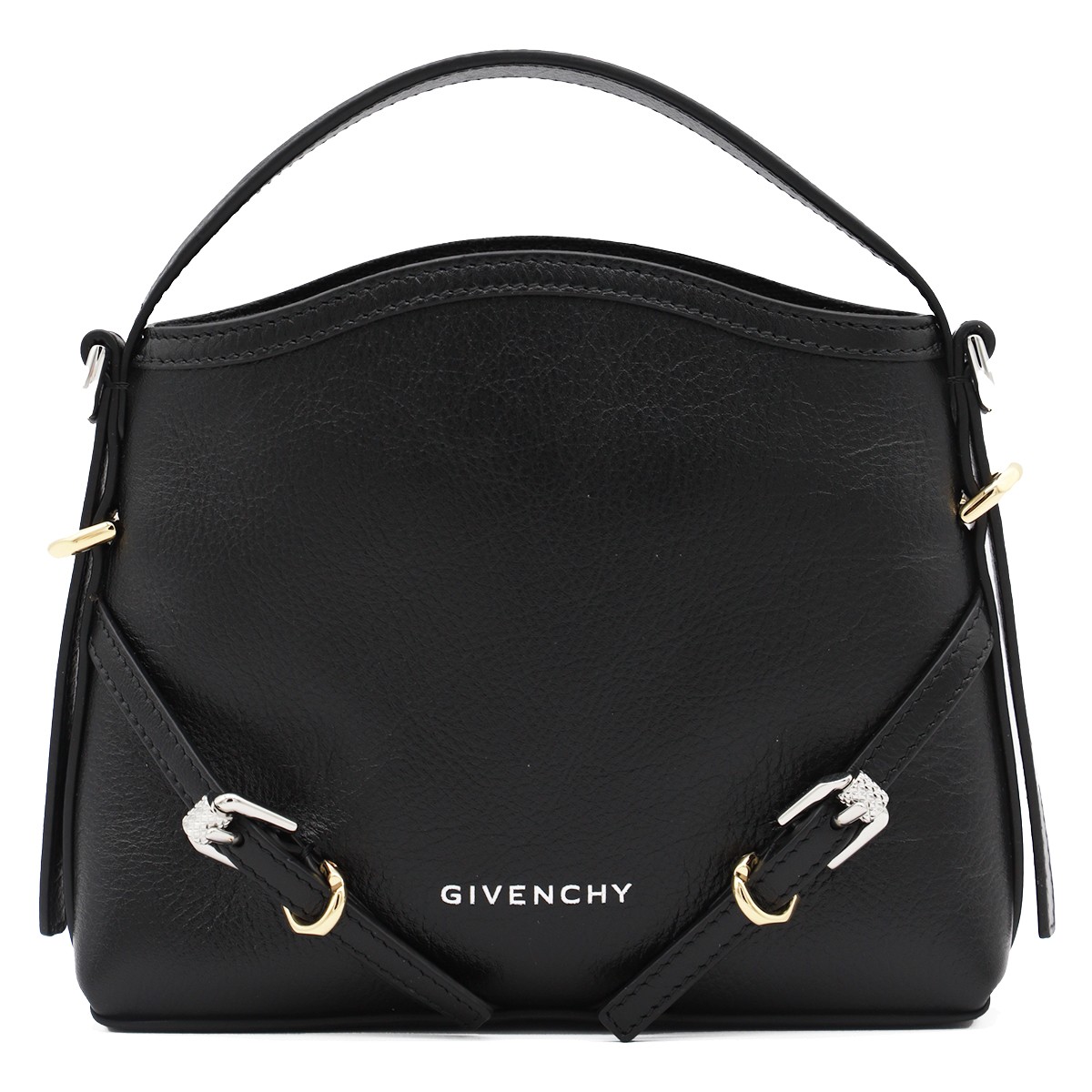 BLACK VOYOU NANO CROSSBODY BAG