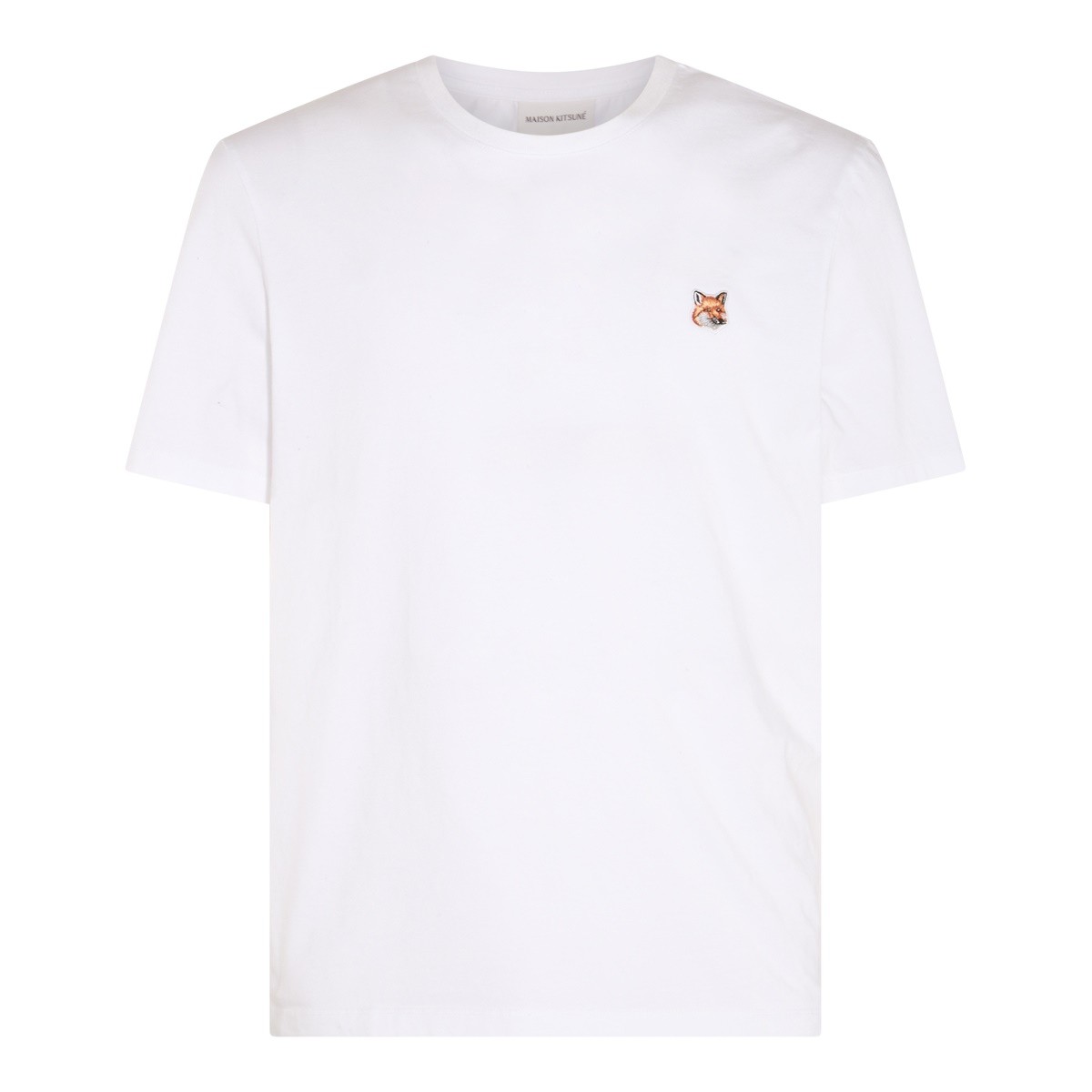 WHITE COTTON T-SHIRT