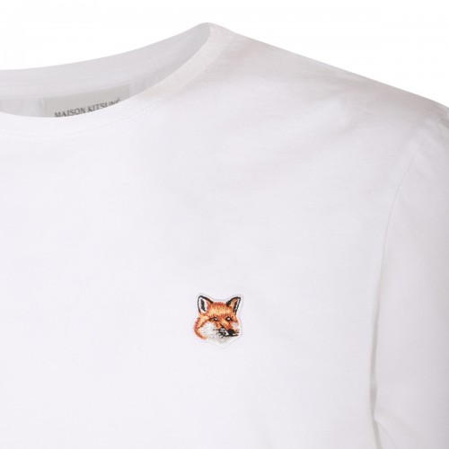 WHITE COTTON T-SHIRT