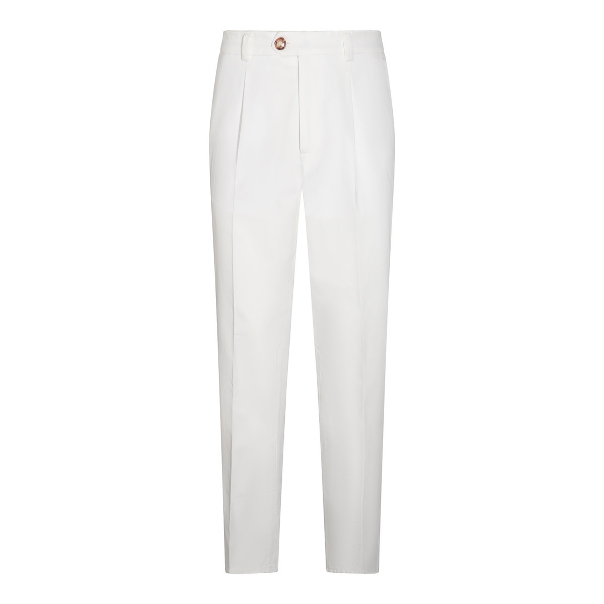 WHITE COTTON PANTS