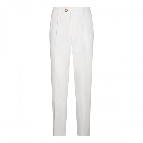 WHITE COTTON PANTS