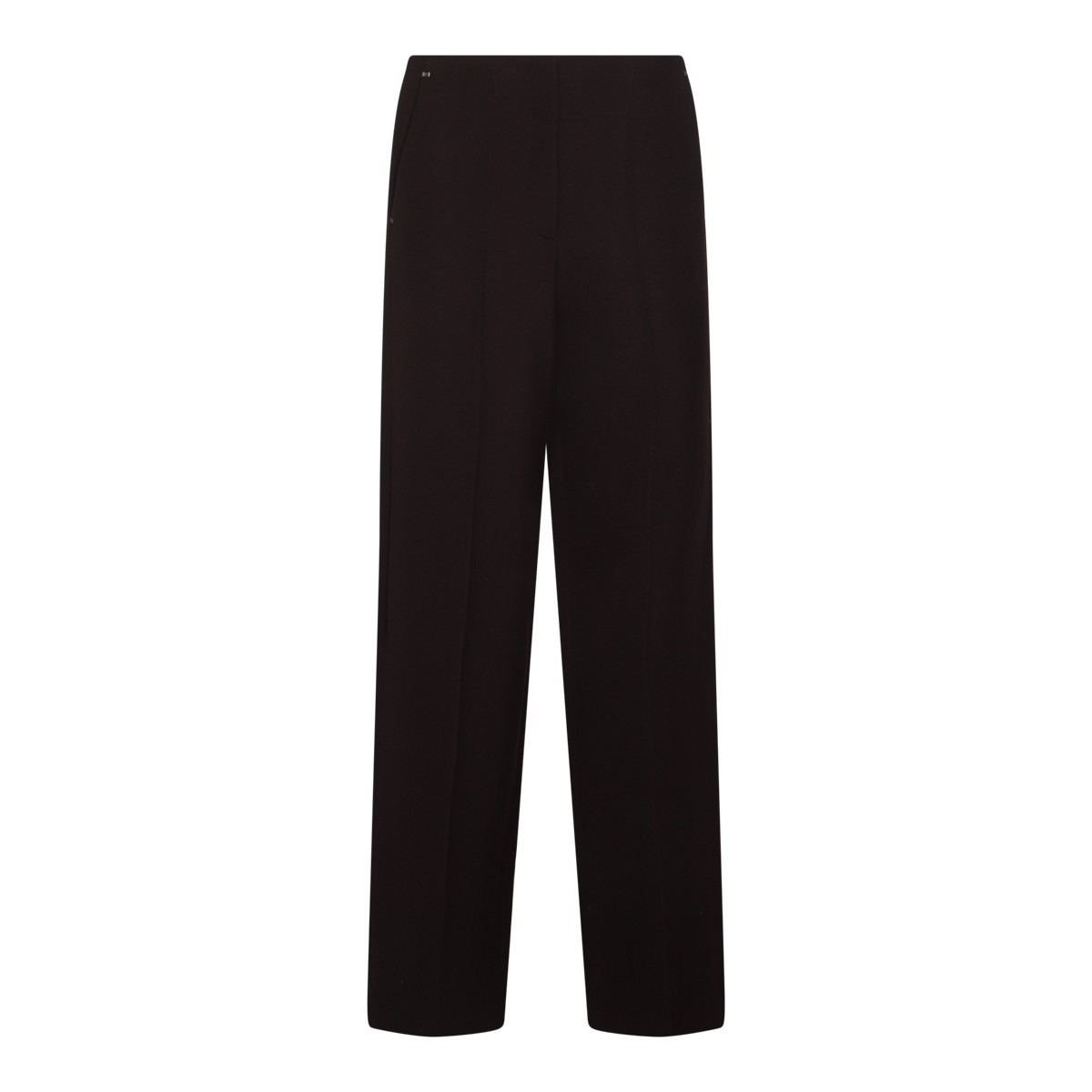 BLACK WOOL PANTS