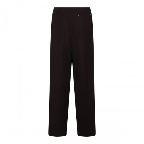 BLACK WOOL PANTS