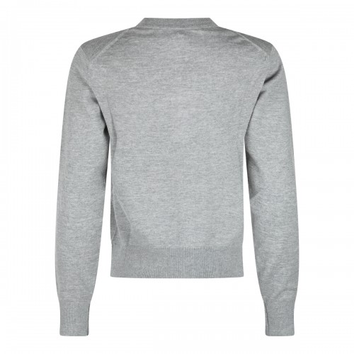 GREY WOOL KNITWEAR