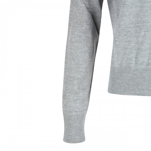 GREY WOOL KNITWEAR