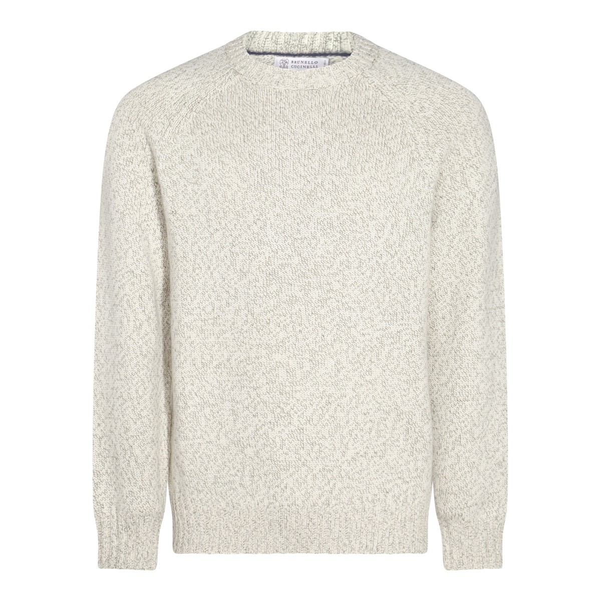 WHITE WOOL KNITWEAR