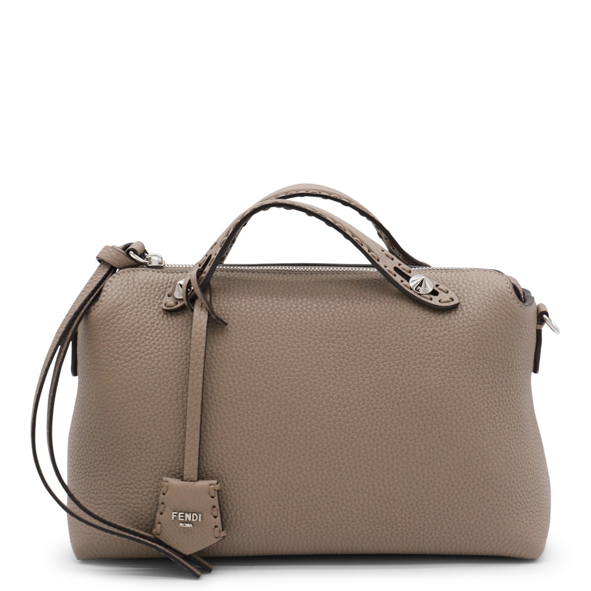 BEIGE LEATHER BY THE WAY BAG