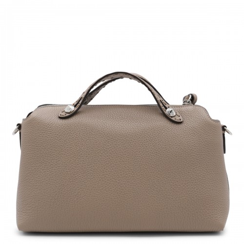 BEIGE LEATHER BY THE WAY BAG