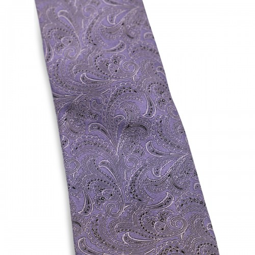 PURPLE SILK TIE