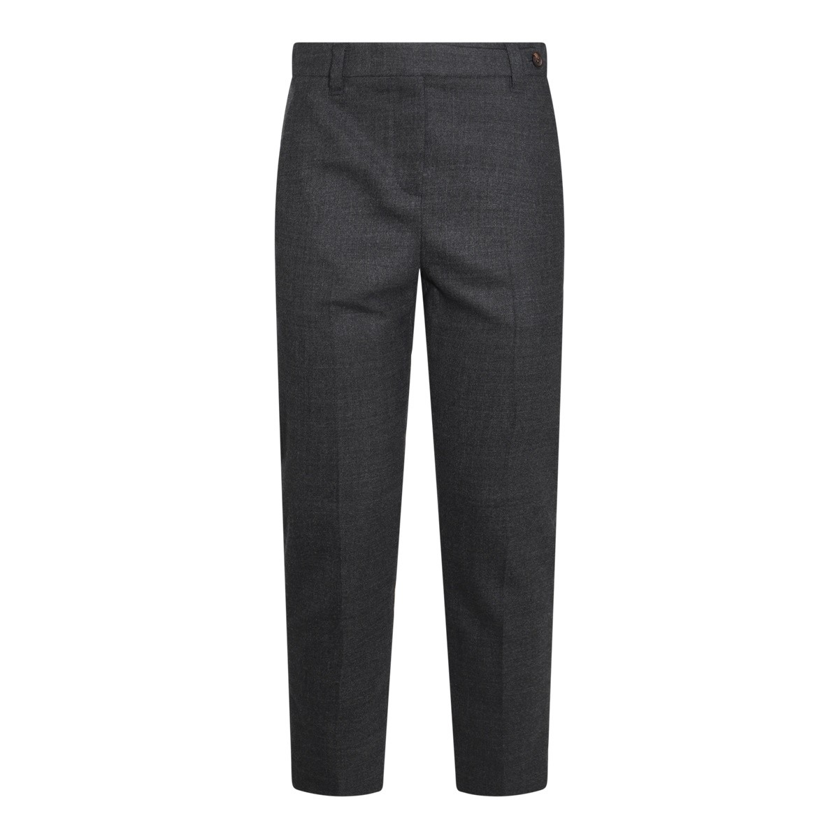 GREY WOOL PANTS