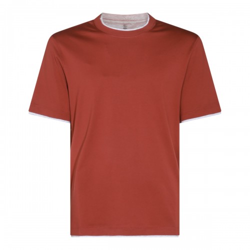 RED COTTON T-SHIRT