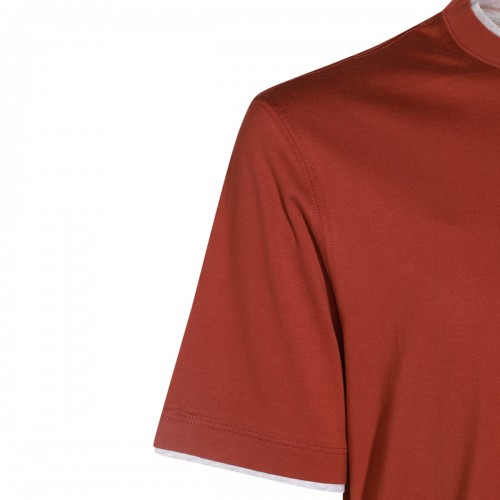 RED COTTON T-SHIRT