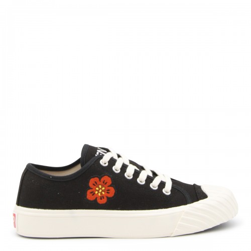 Kenzo – Black Canvas Sneakers 39