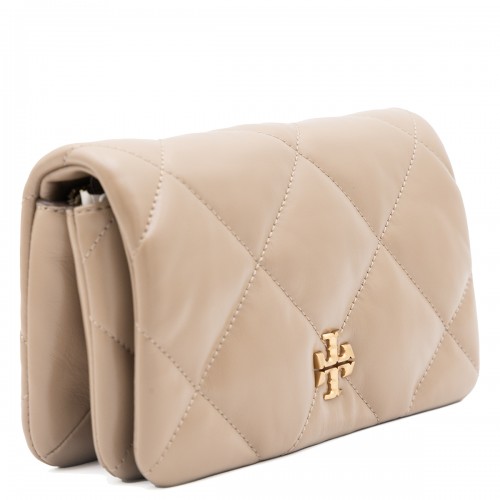 BEIGE LEATHER MINI BAG