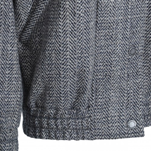 GREY WOOL CASUAL JACKET