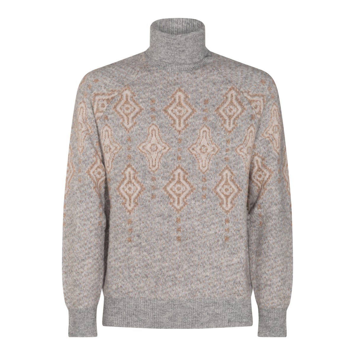 GREY WOOL KNITWEAR