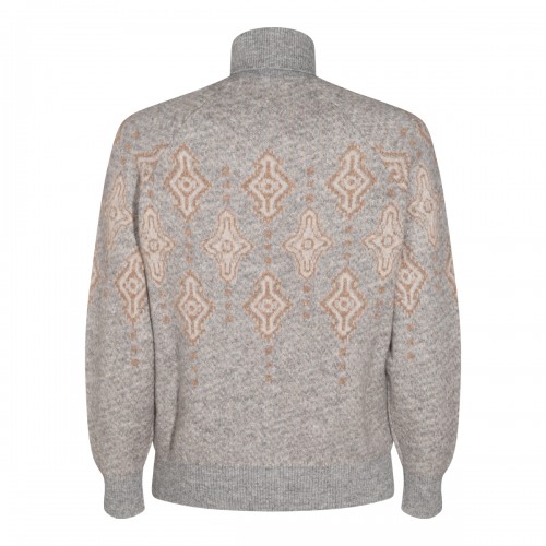 GREY WOOL KNITWEAR