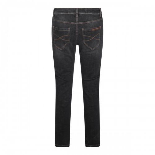 BLACK COTTON DENIM JEANS