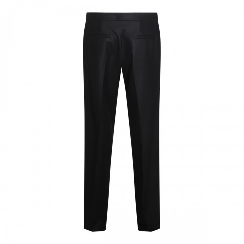 BLACK WOOL PANTS