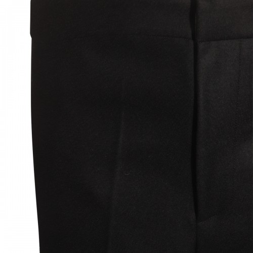 BLACK WOOL PANTS