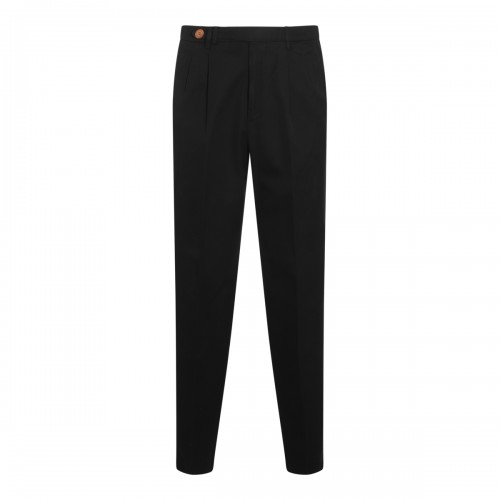 BLACK COTTON PANTS