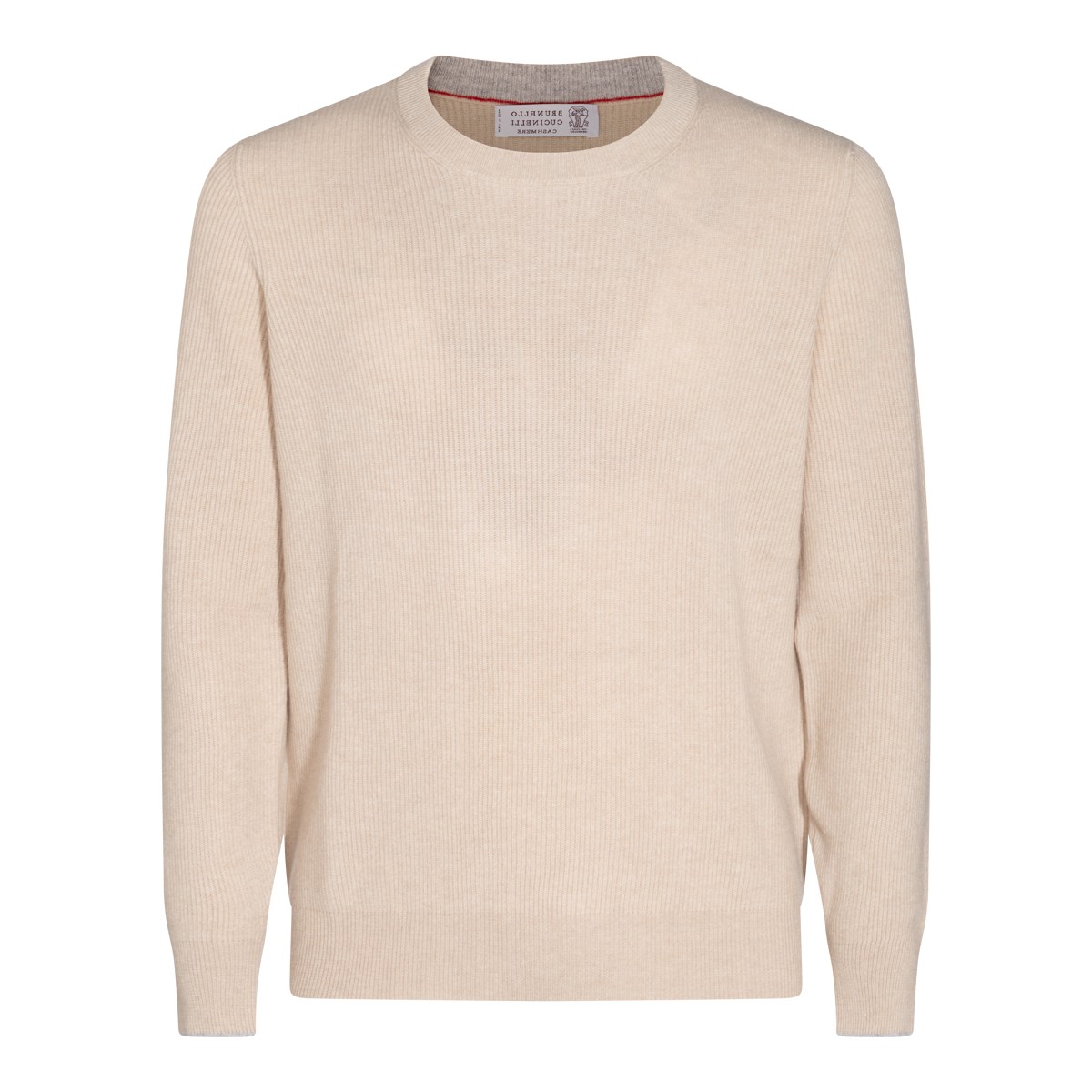 BEIGE WOOL KNITWEAR