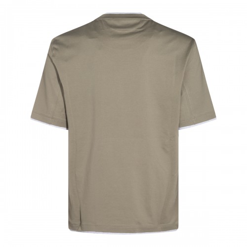 GREY GREEN COTTON T-SHIRT