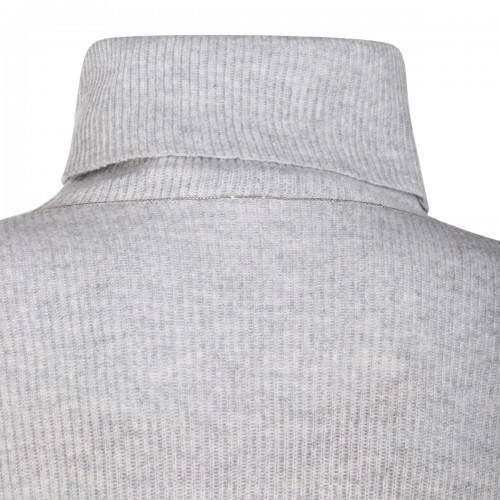 GREY WOOL KNITWEAR