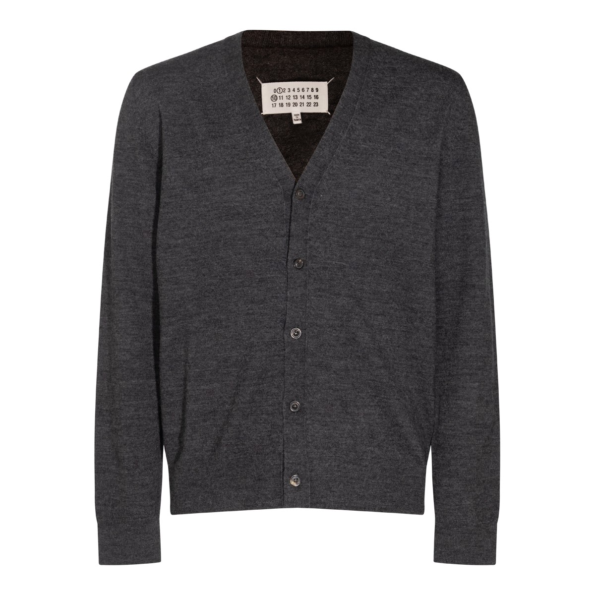 DARK GREY WOOL KNITWEAR