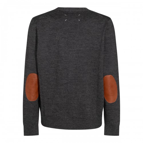 DARK GREY WOOL KNITWEAR