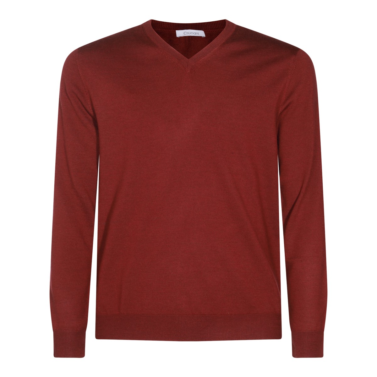 RED WOOL KNITWEAR