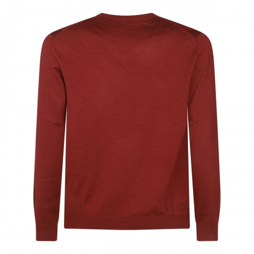 RED WOOL KNITWEAR