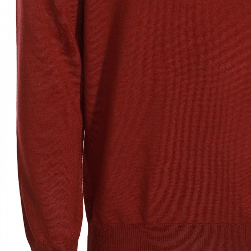 RED WOOL KNITWEAR