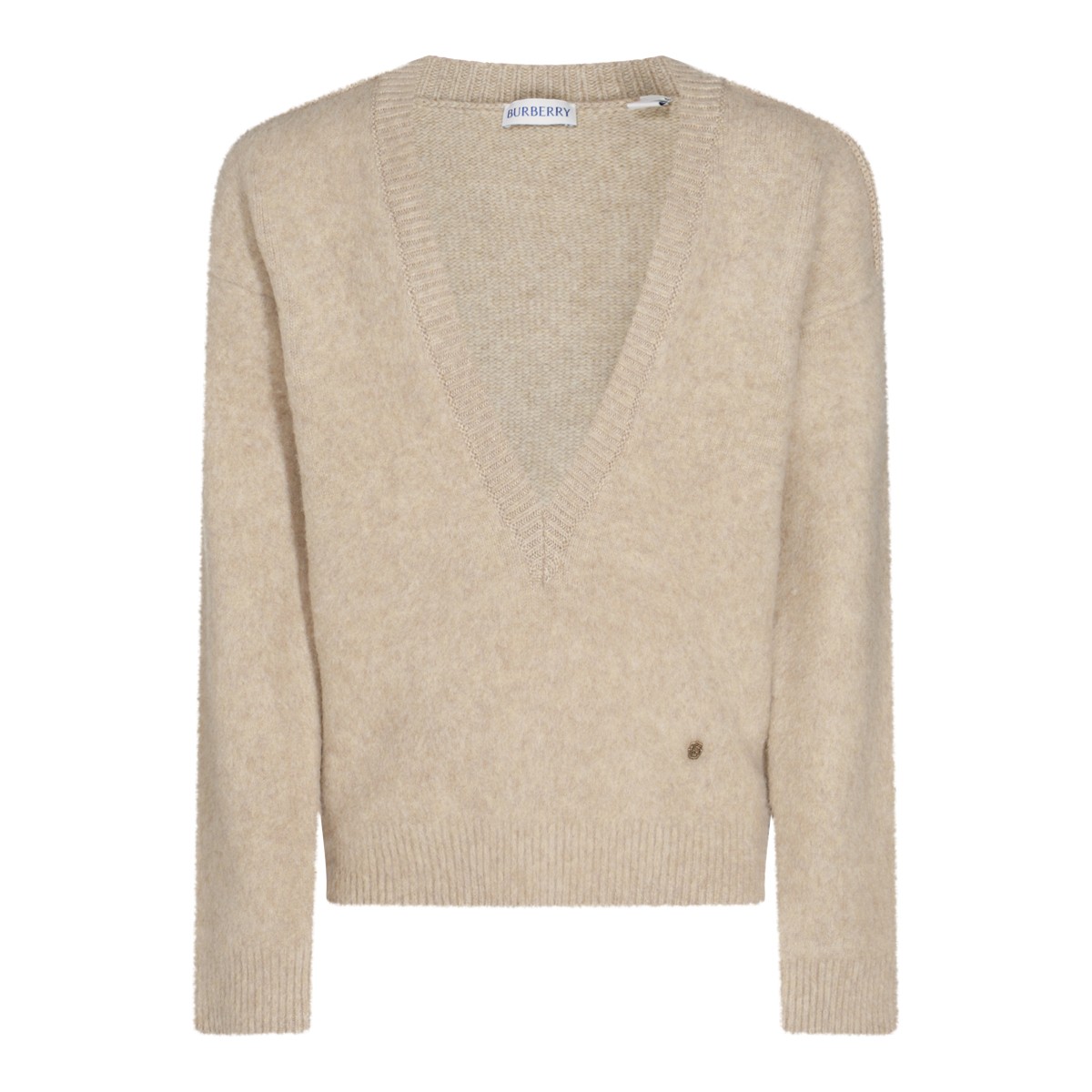 BEIGE WOOL KNITWEAR