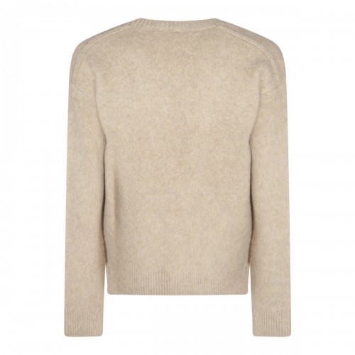 BEIGE WOOL KNITWEAR